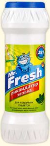 Мистер Фреш Ликвидатор запаха для кош. туалетов 500г (порошок)